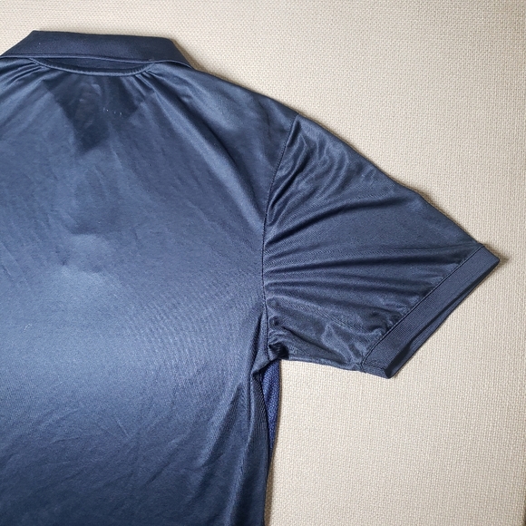 PGA Tour Golf Polo Blue & Black Short Sleeve Shirt Men’s Size Small - Picture 9 of 13